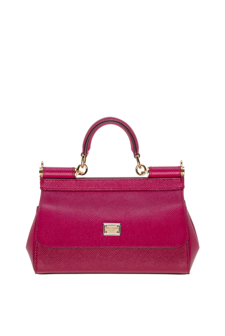 Dolce & Gabbana woman women's calfskin bag burgundy купить с ценами и фото 178080 - photo 1