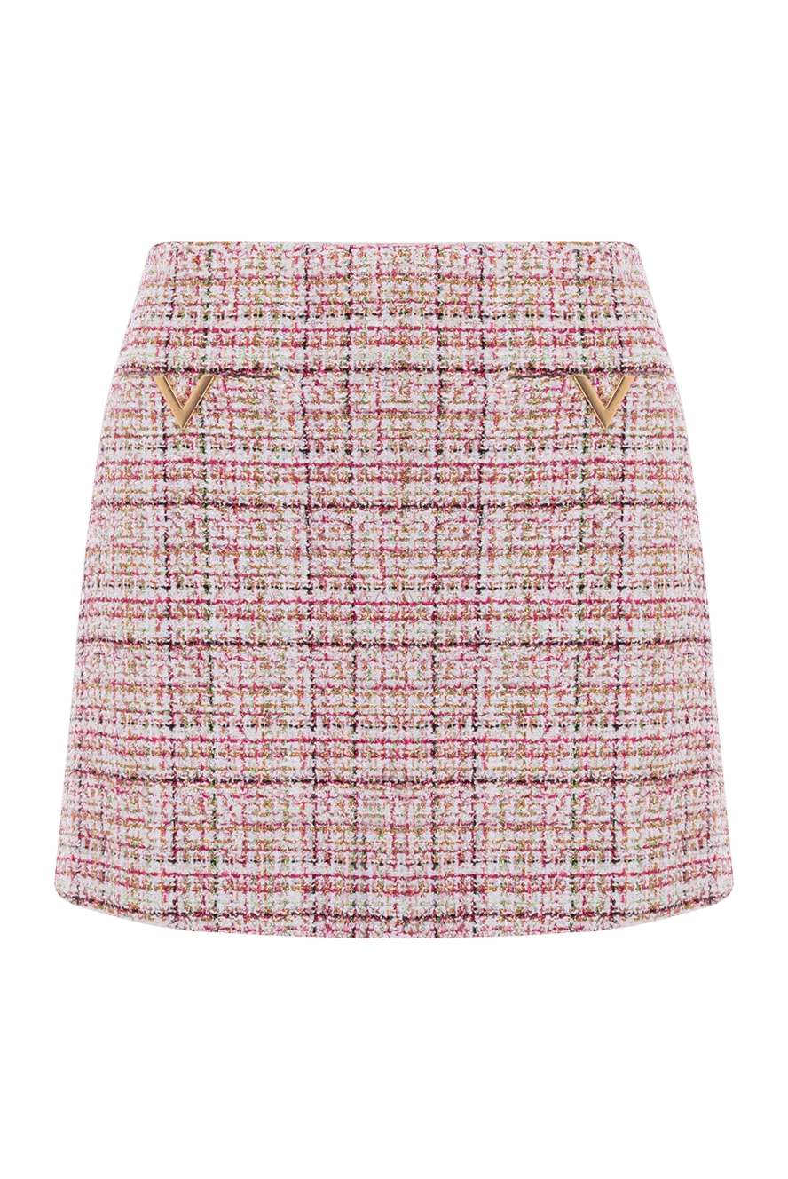 Valentino woman women's pink mini skirt купить с ценами и фото 178097 - photo 1