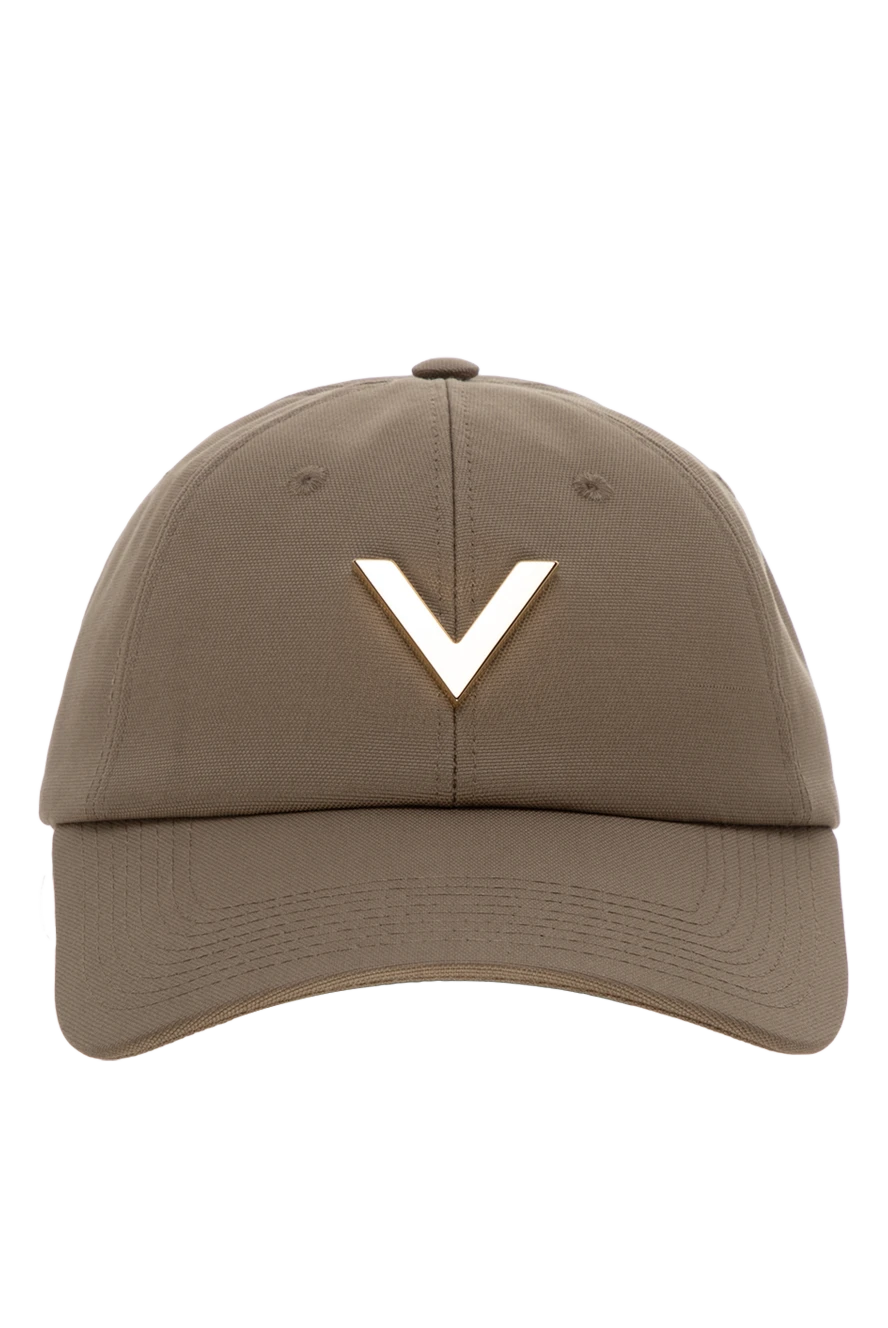 Valentino woman women's beige cotton and elastane cap купить с ценами и фото 178099 - photo 1