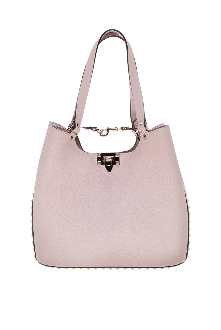 Valentino woman women's pink genuine leather bag купить с ценами и фото 178109 - photo 1