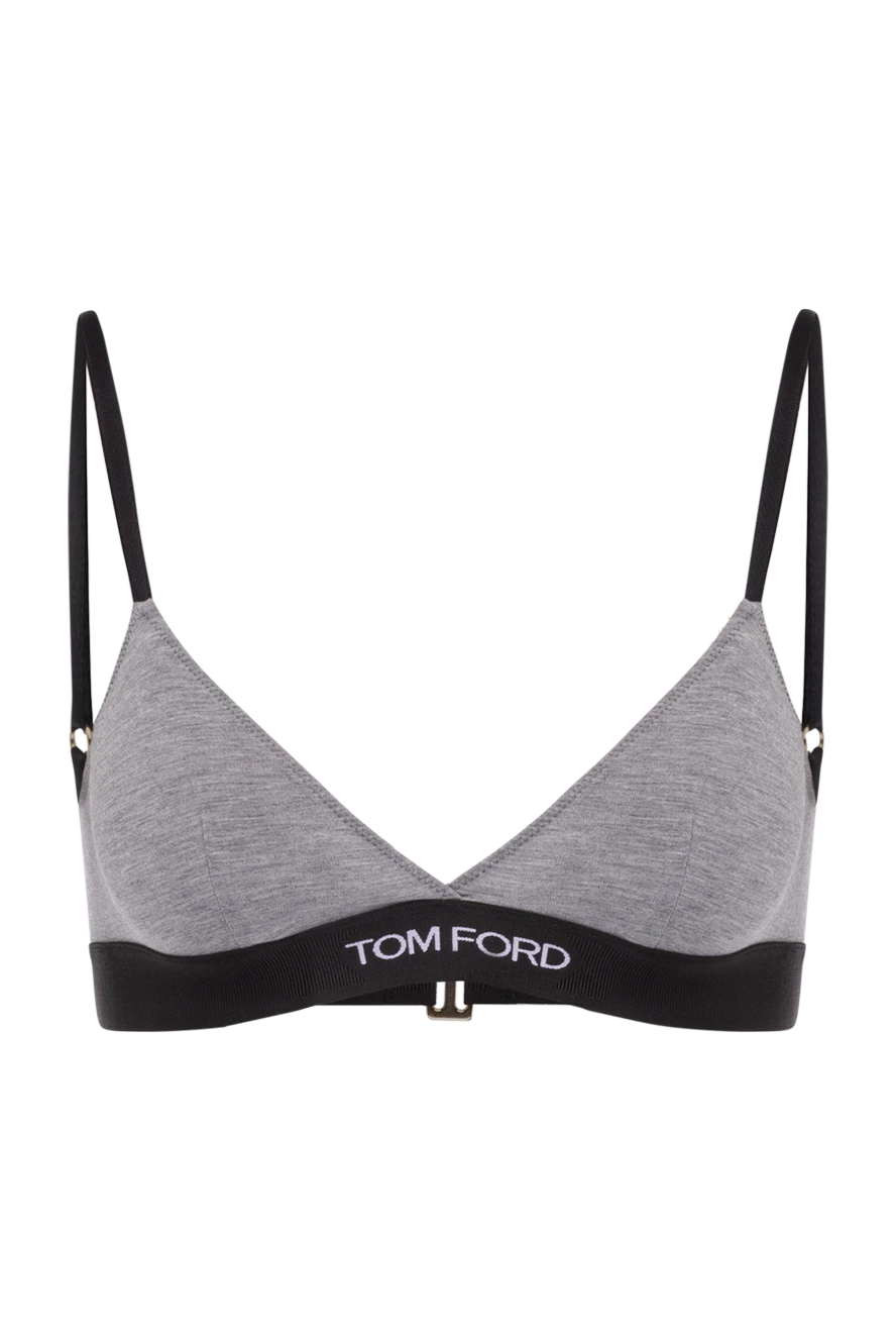 Tom Ford woman modal and elastane bra gray купить с ценами и фото 178110 - photo 1