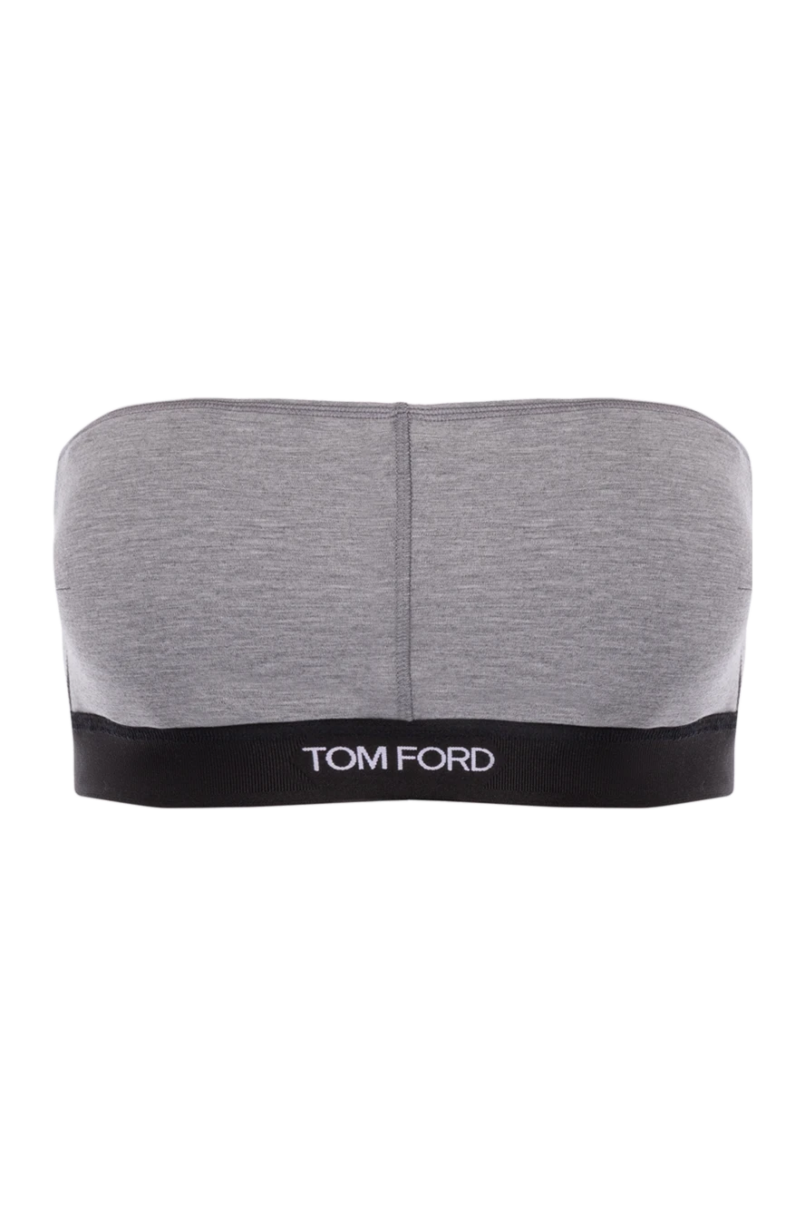 Tom Ford woman modal and elastane bra gray купить с ценами и фото 178113 - photo 1