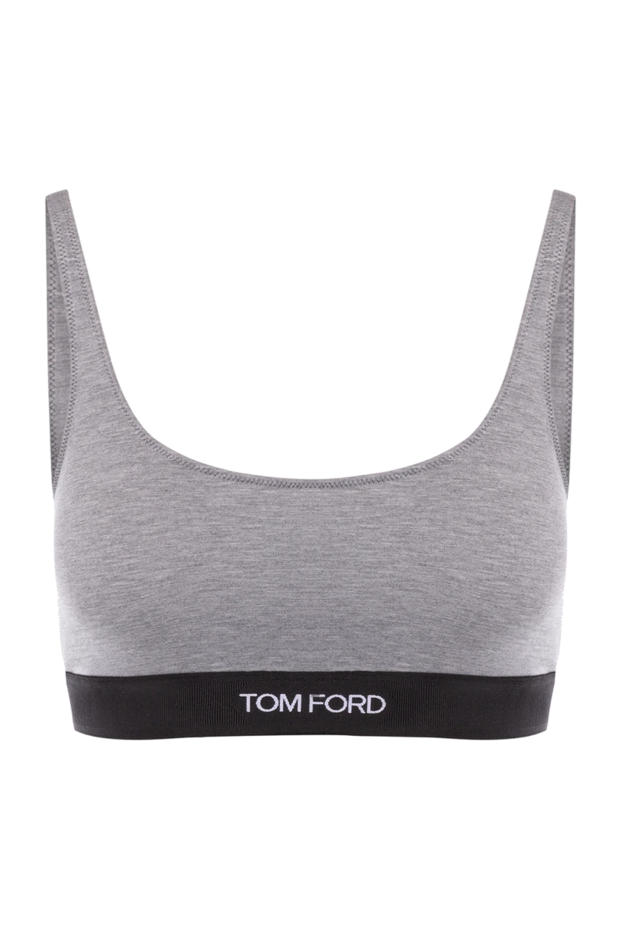 Tom Ford woman modal and elastane bra gray купить с ценами и фото 178116 - photo 1