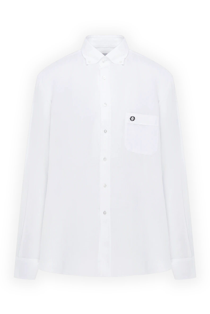 Stefano Ricci linen shirt for men white 178187 - photo 1