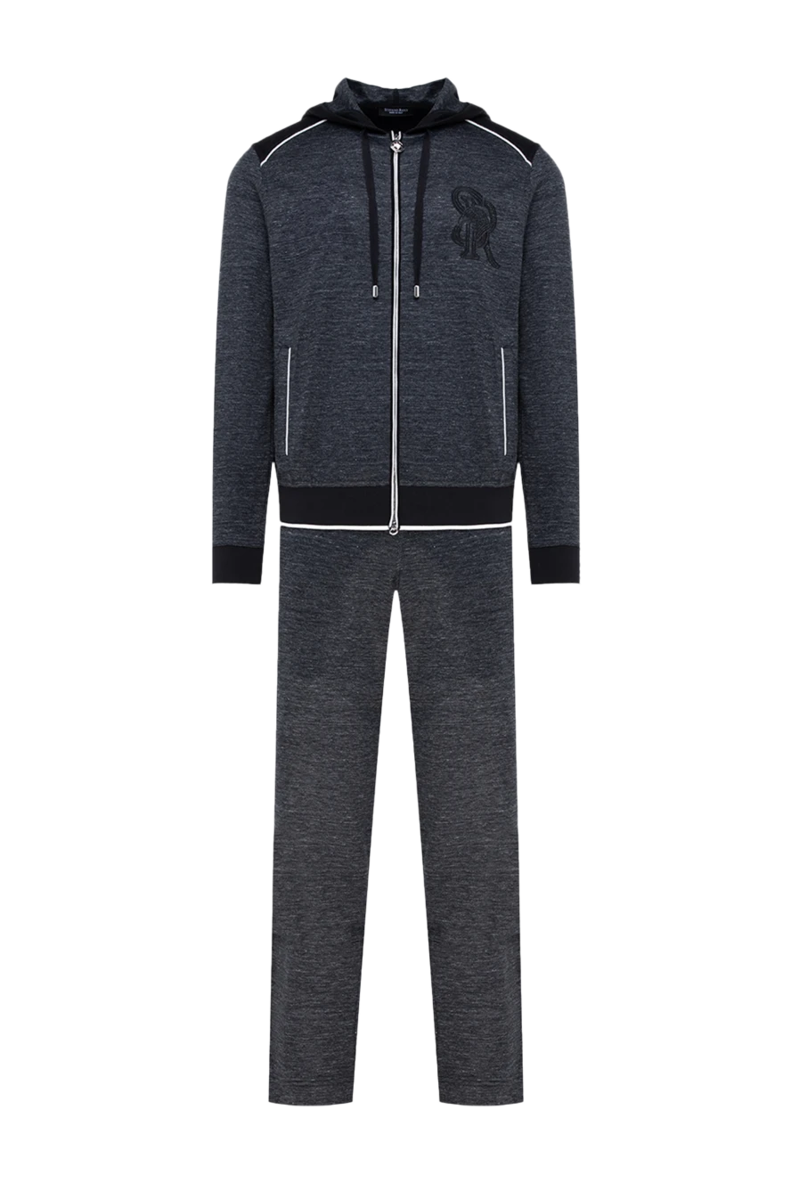 Stefano Ricci men's walking suit made of silk and linen gray 178193 - photo 1