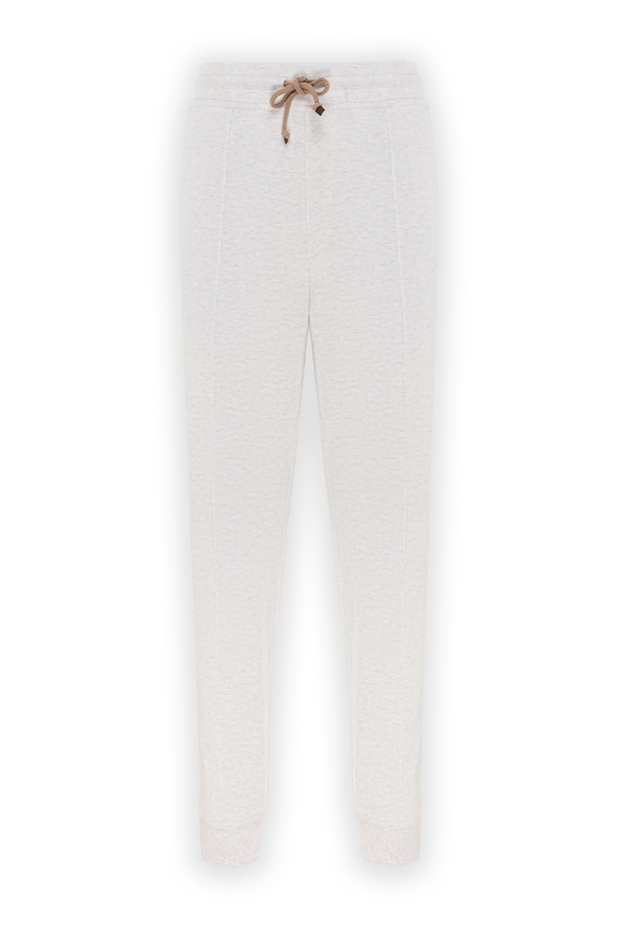 Brunello Cucinelli жеңіл мақтадан тігілген, белдік белбеуі бар 178236 - фото 1