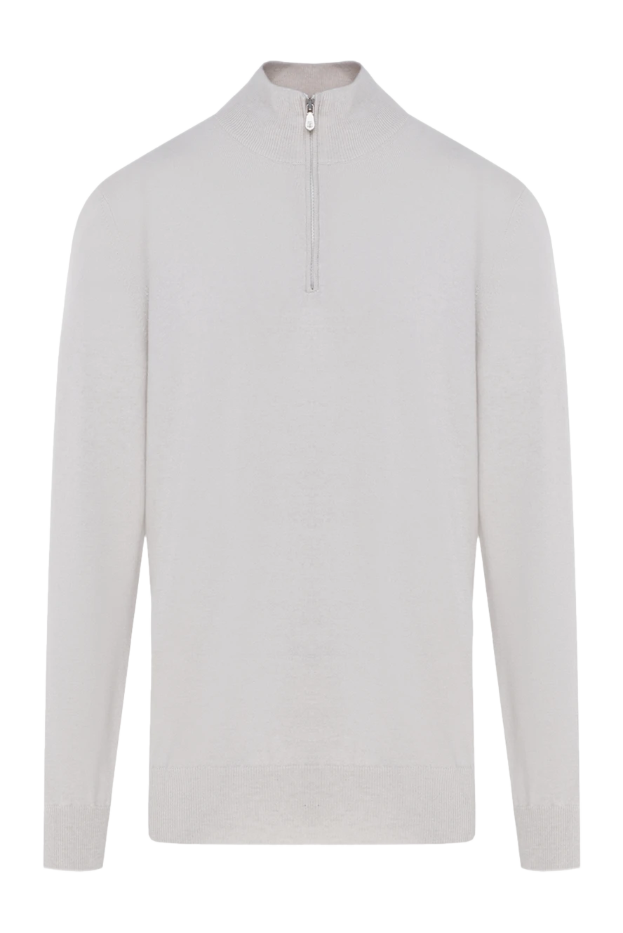 Brunello Cucinelli тройер из кашемира белый мужской 178243 - фото 1