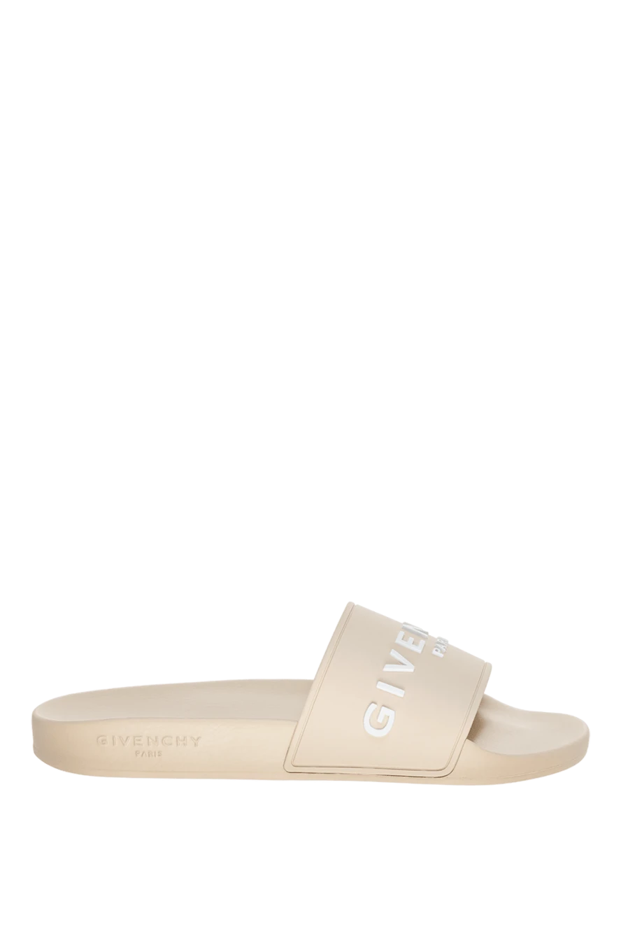 Givenchy woman women's rubber slippers, beige купить с ценами и фото 178358 - photo 1