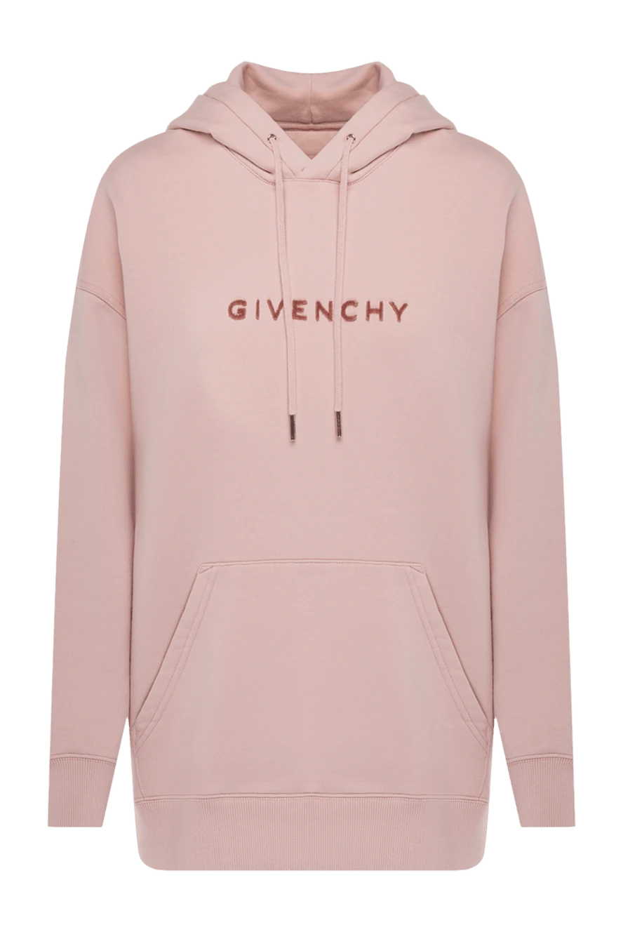 Givenchy woman women's beige cotton hoodie купить с ценами и фото 178363 - photo 1