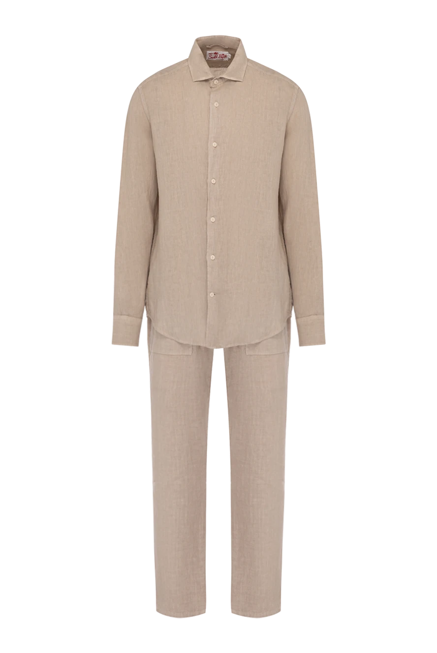 MC2 Saint Barth man beige men's linen walking suit купить с ценами и фото 178414 - photo 1