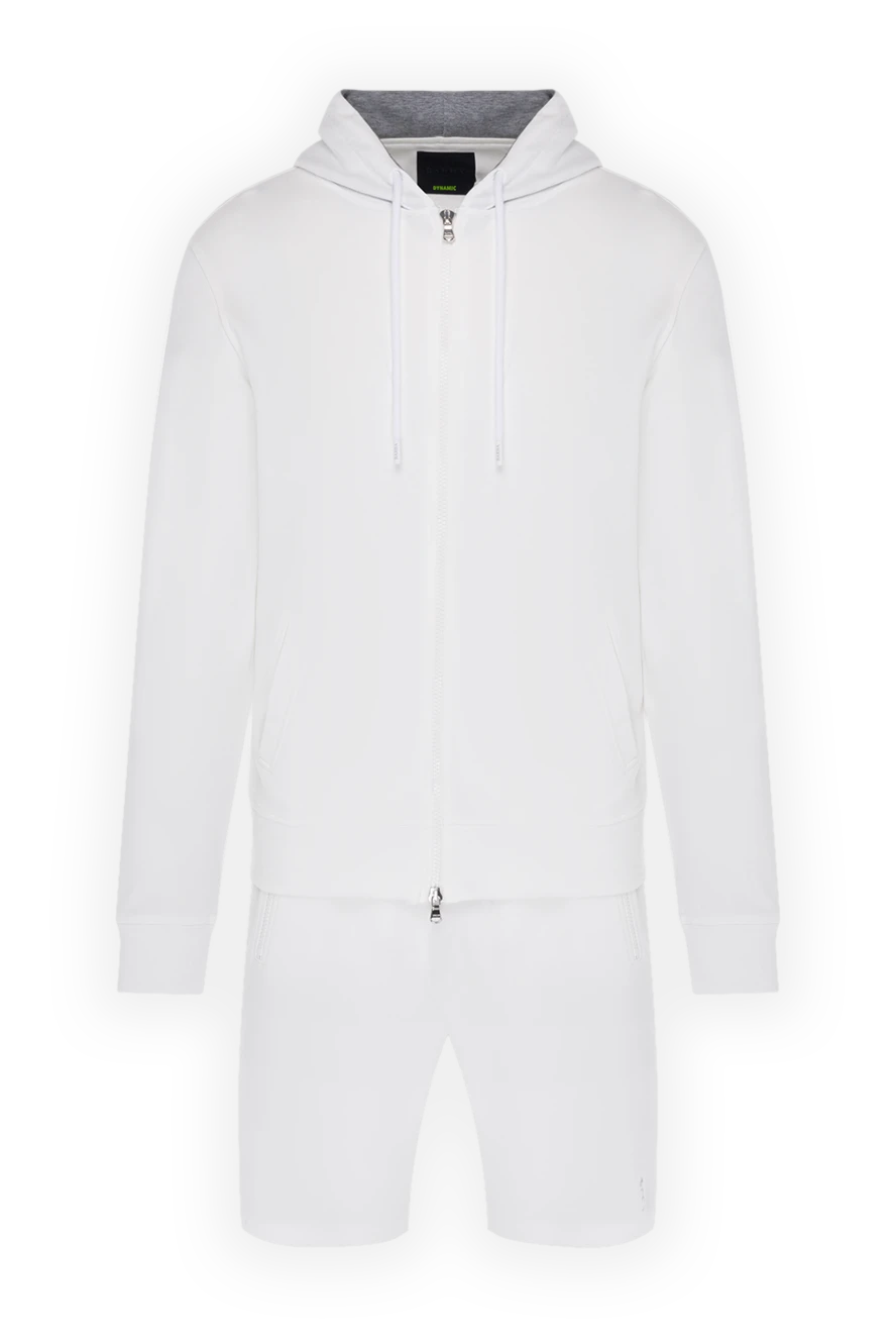 Barba Napoli man walking suit made of cotton and polyamide for men, white купить с ценами и фото 178448 - photo 1