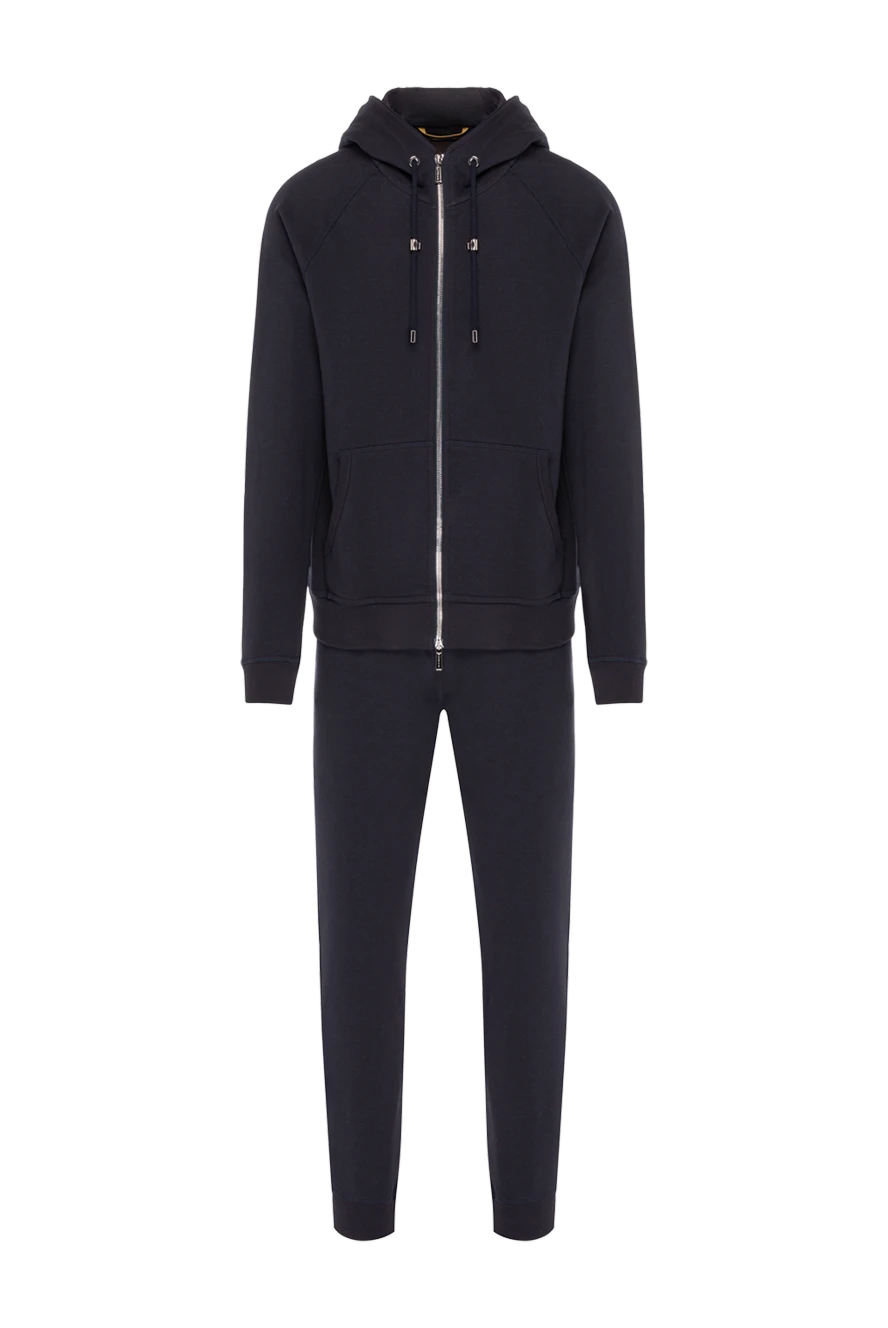 Moorer man men's blue walking suit made of cotton купить с ценами и фото 178460 - photo 1