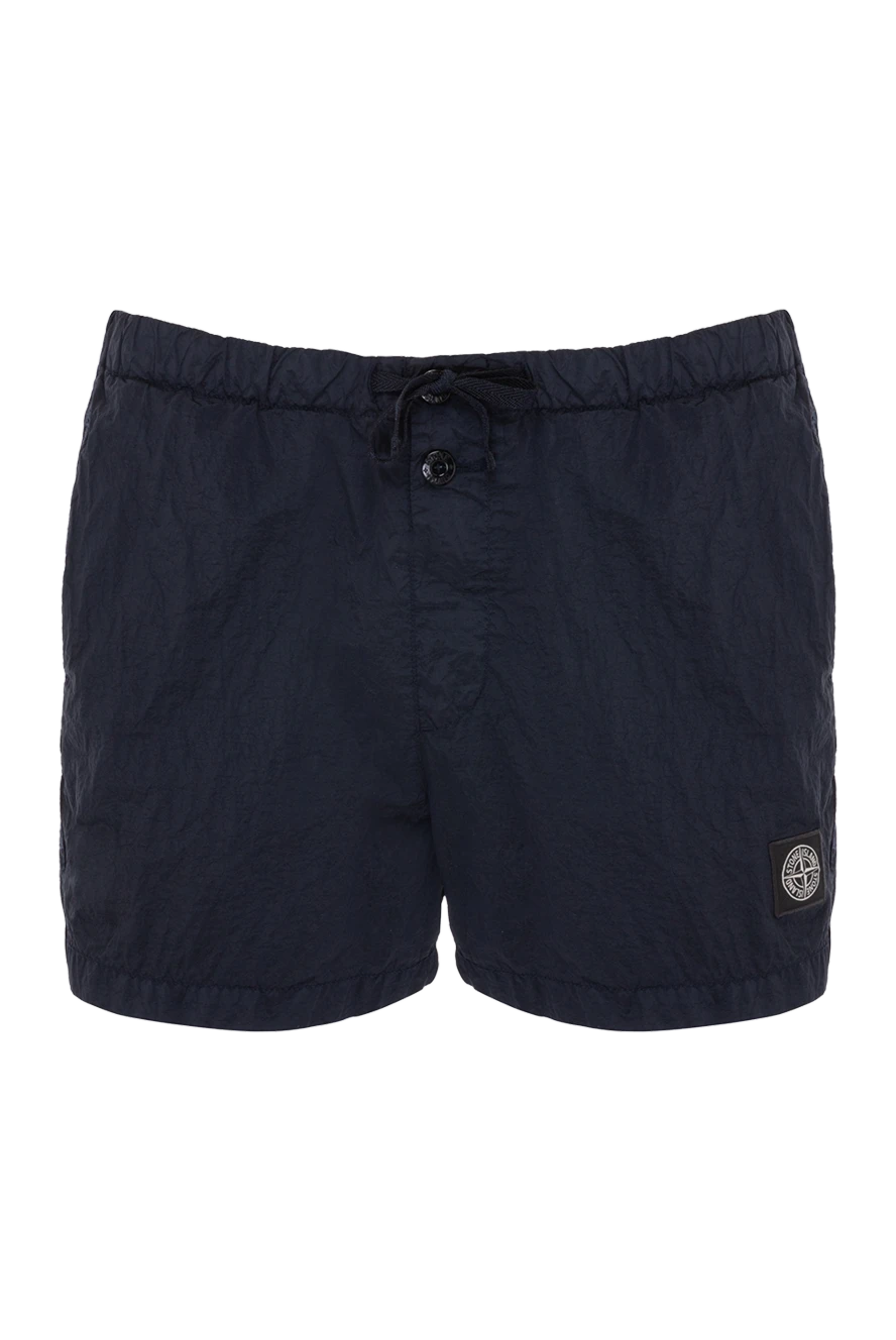 Stone Island man men's beach shorts made of polyamide, blue купить с ценами и фото 178481 - photo 1