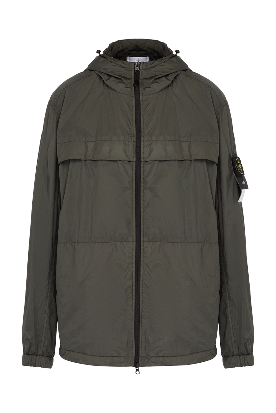 Stone Island man green polyamide jacket for men купить с ценами и фото 178491 - photo 1