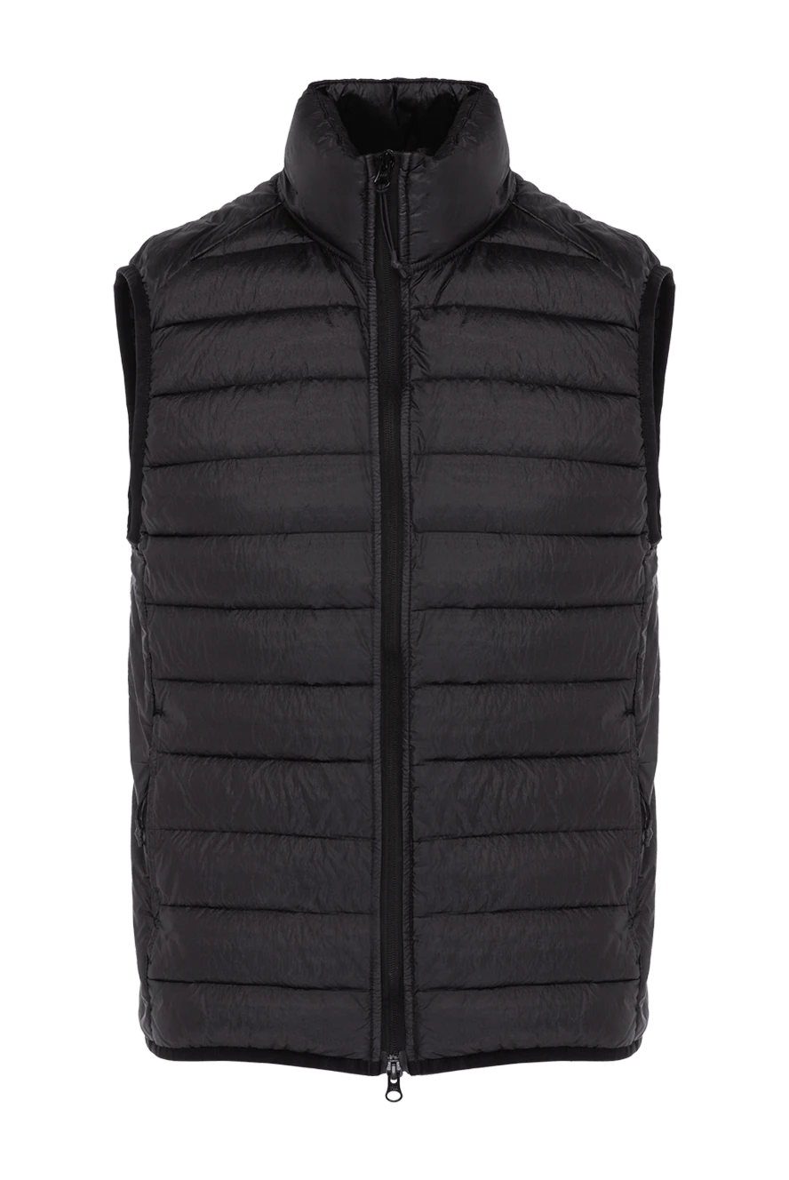 Stone Island man black men's vest made of polyamide купить с ценами и фото 178495 - photo 1