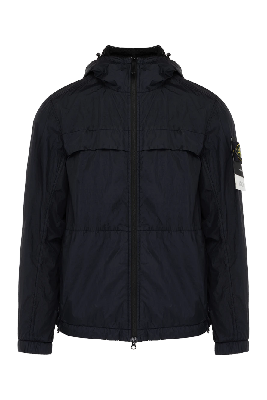 Stone Island man men's blue jacket made of polyamide купить с ценами и фото 178500 - photo 1