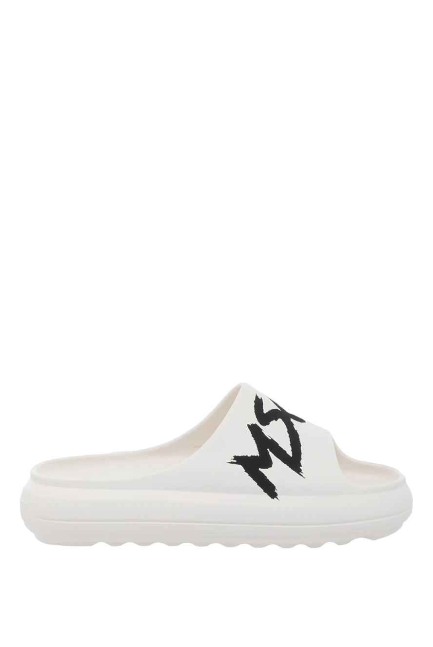 MSGM woman white rubber slippers f+a25889:d25889or women купить с ценами и фото 178564 - photo 1