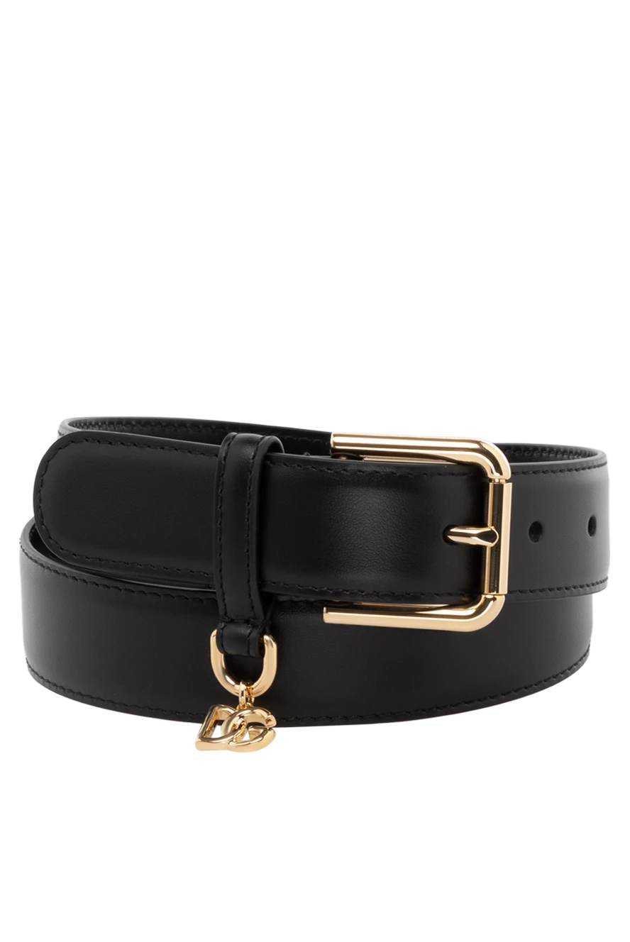 Dolce & Gabbana woman black women's genuine leather belt купить с ценами и фото 178595 - photo 1