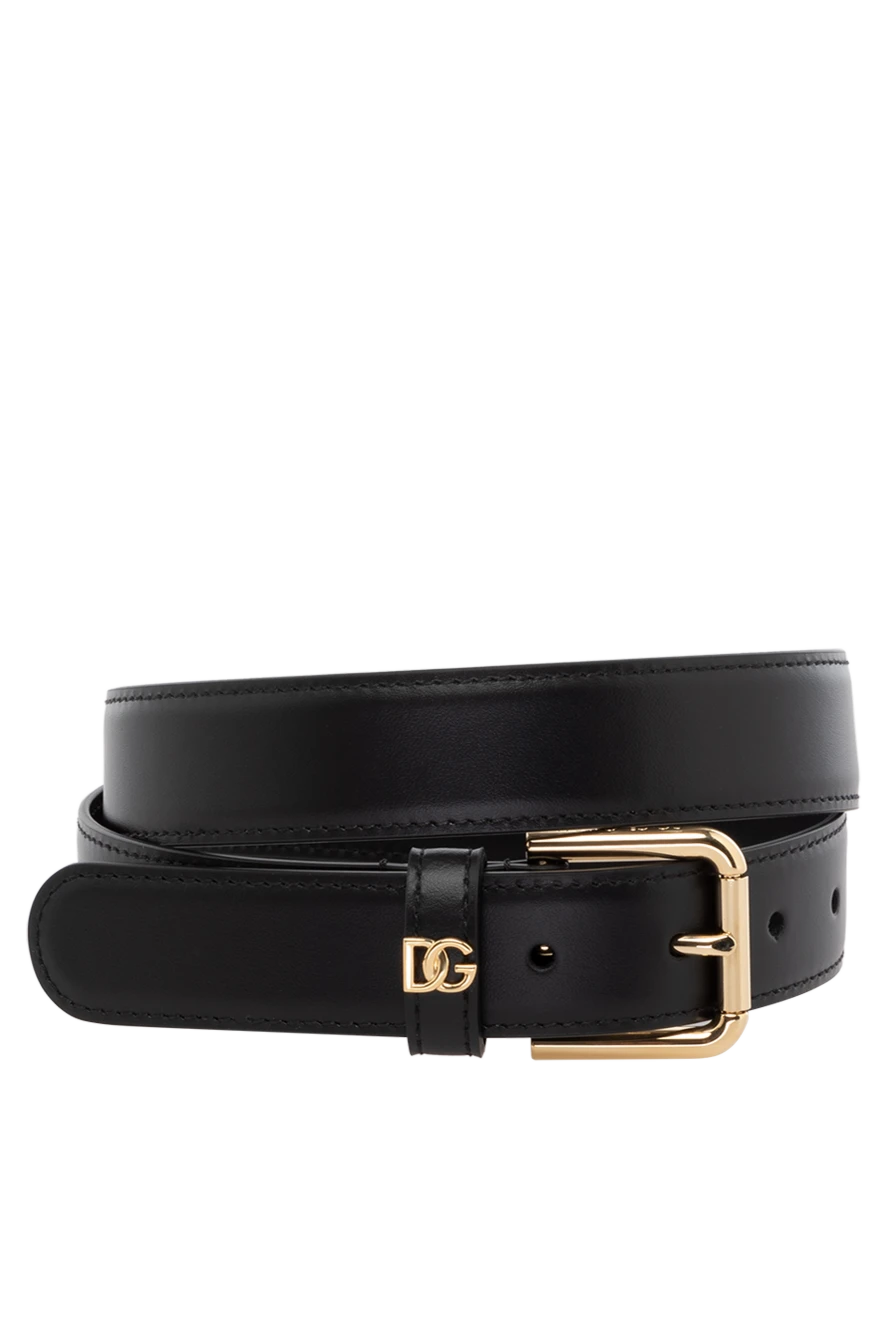 Dolce & Gabbana woman black women's genuine leather belt купить с ценами и фото 178596 - photo 1