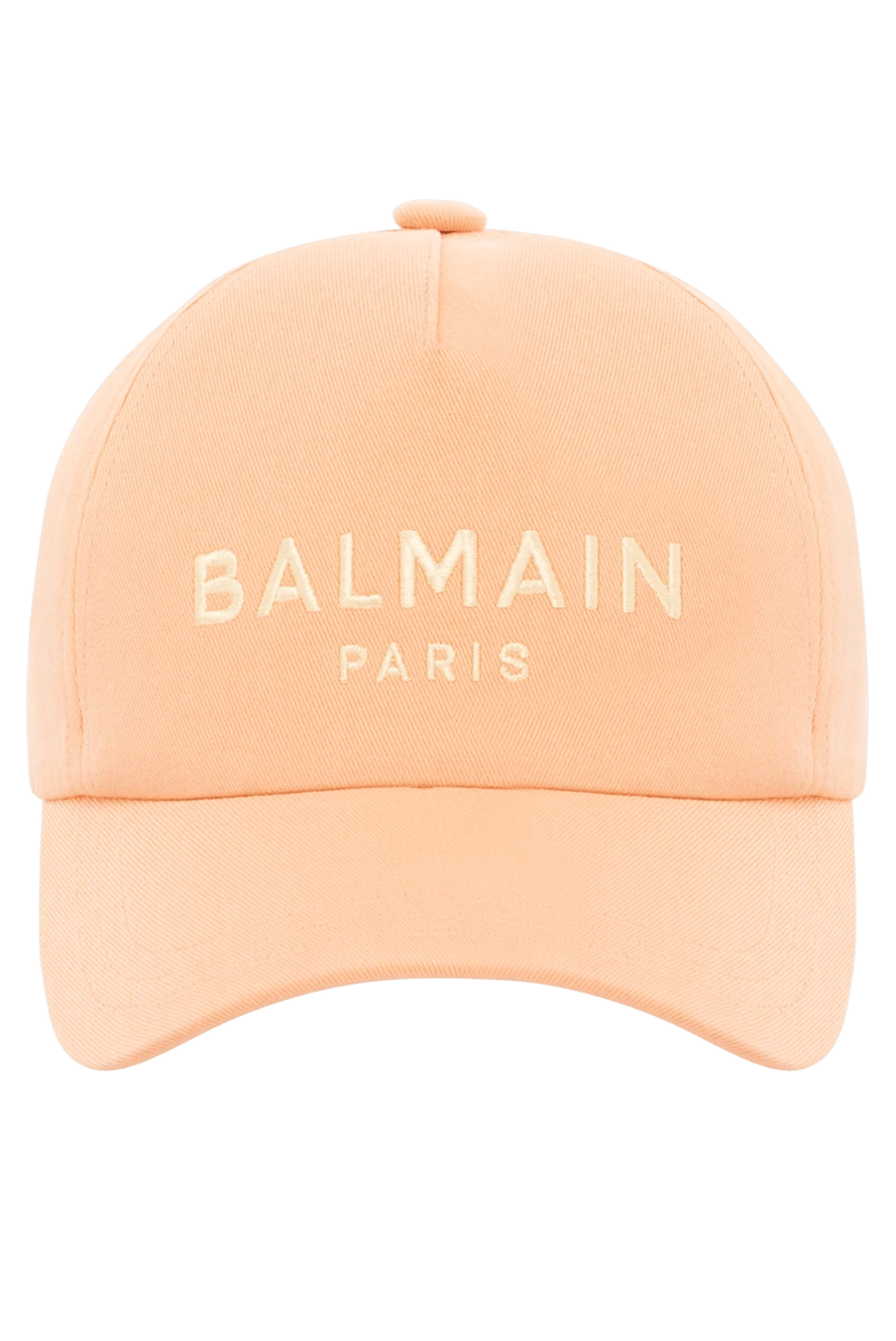 Balmain woman women's orange cotton cap купить с ценами и фото 178598 - photo 1