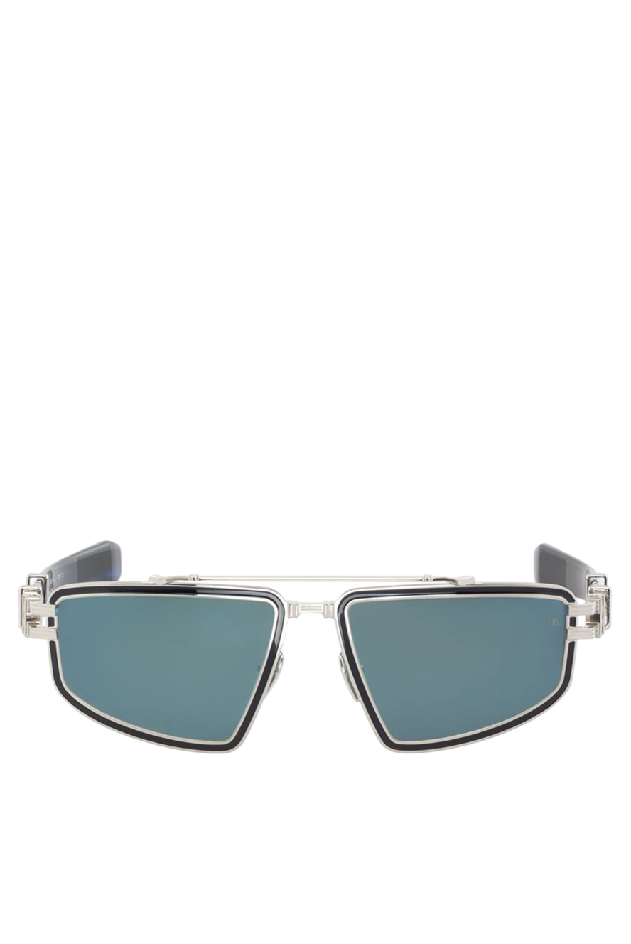 Balmain man glasses made of metal and plastic, blue for men купить с ценами и фото 178635 - photo 1