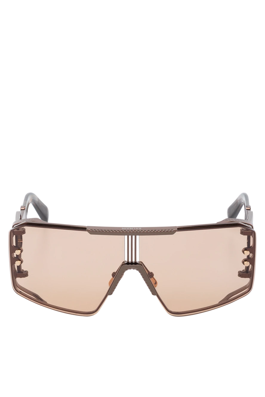 Balmain man glasses made of metal and plastic, brown for men купить с ценами и фото 178639 - photo 1