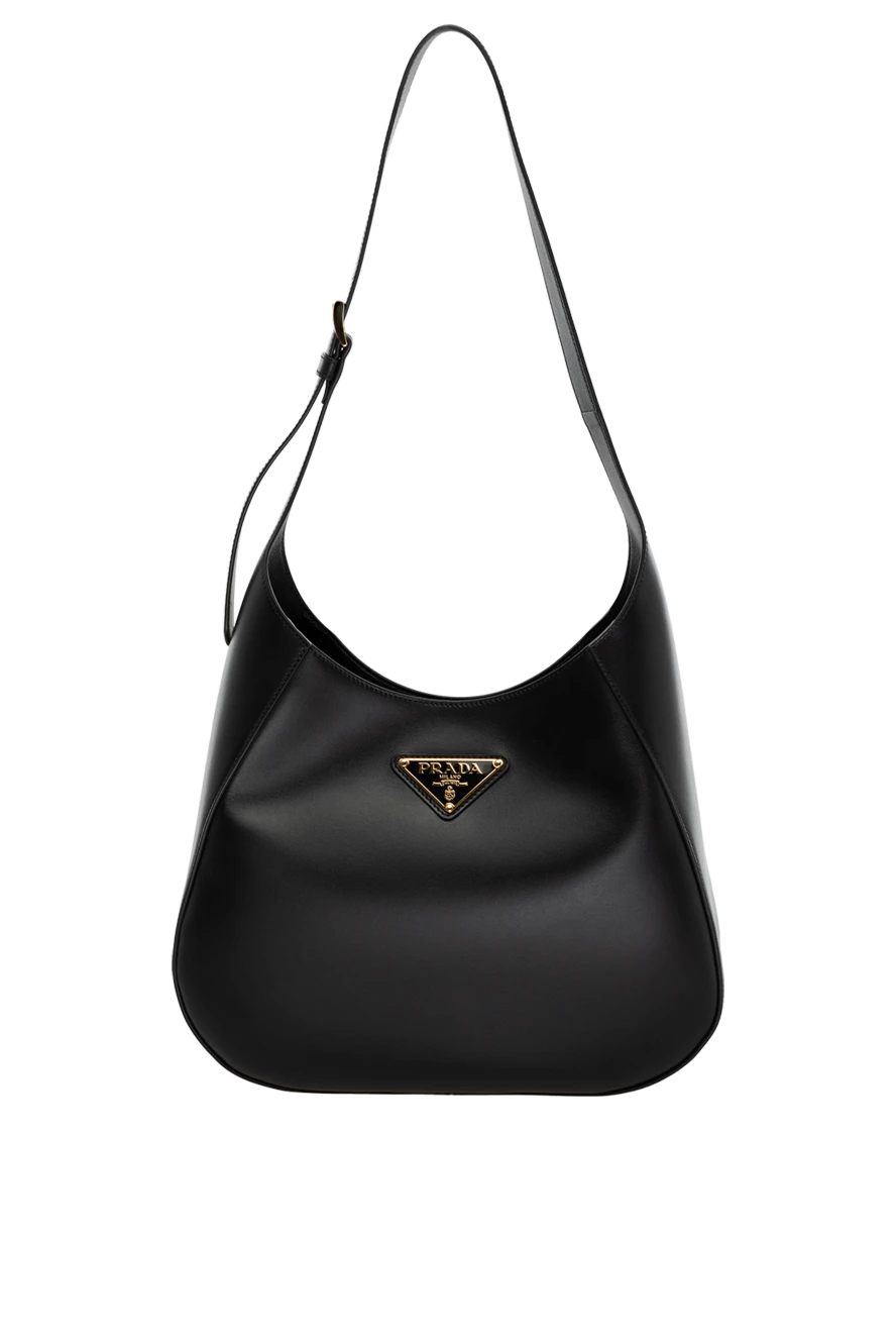 Prada woman black women's genuine leather bag купить с ценами и фото 178677 - photo 1