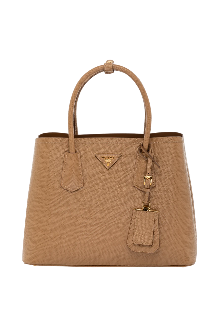 Prada woman brown women's genuine leather bag купить с ценами и фото 178682 - photo 1