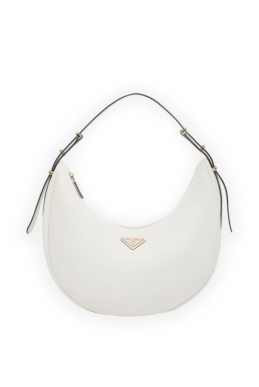 Prada woman white genuine leather women's bag купить с ценами и фото 178690 - photo 1