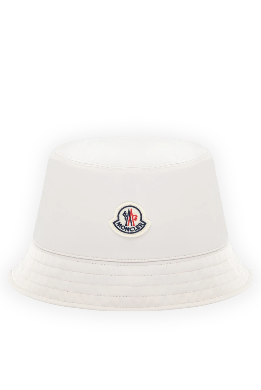 Moncler woman women's white polyester bucket hat купить с ценами и фото 178738 - photo 1