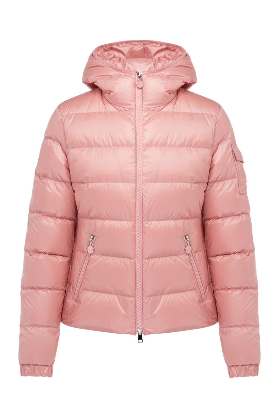 Moncler женские куртка из полиамида женская розовая купить с ценами и фото 178741 - фото 1