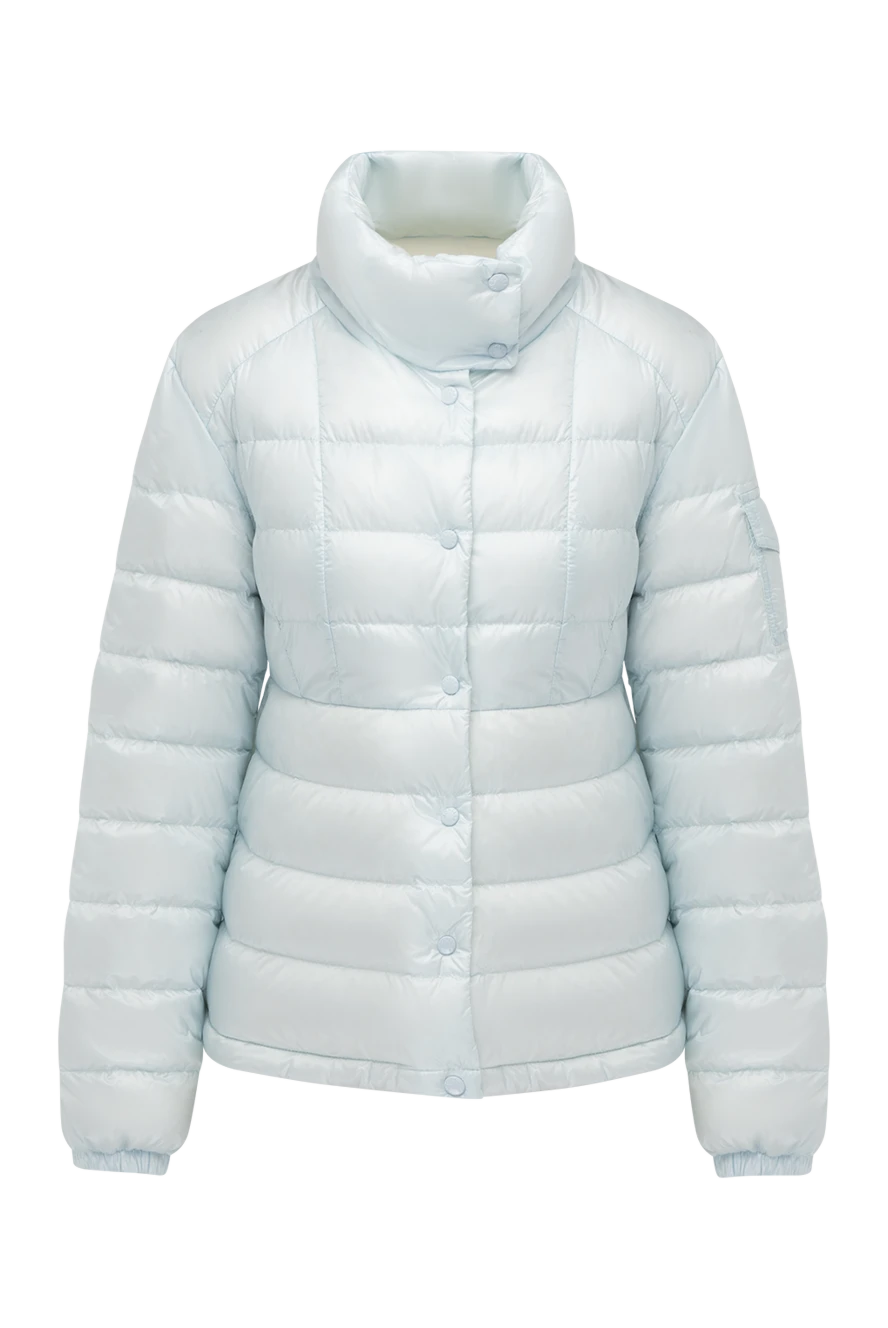 Moncler woman women's polyamide jacket blue купить с ценами и фото 178742 - photo 1