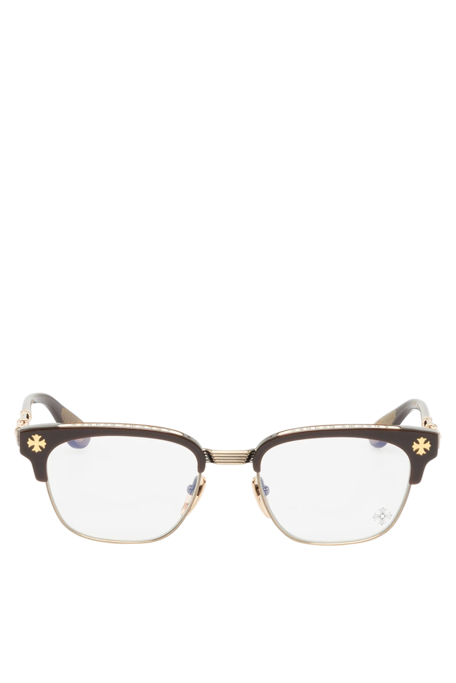 Chrome Hearts man frame made of metal and plastic, brown for men купить с ценами и фото 178757 - photo 1