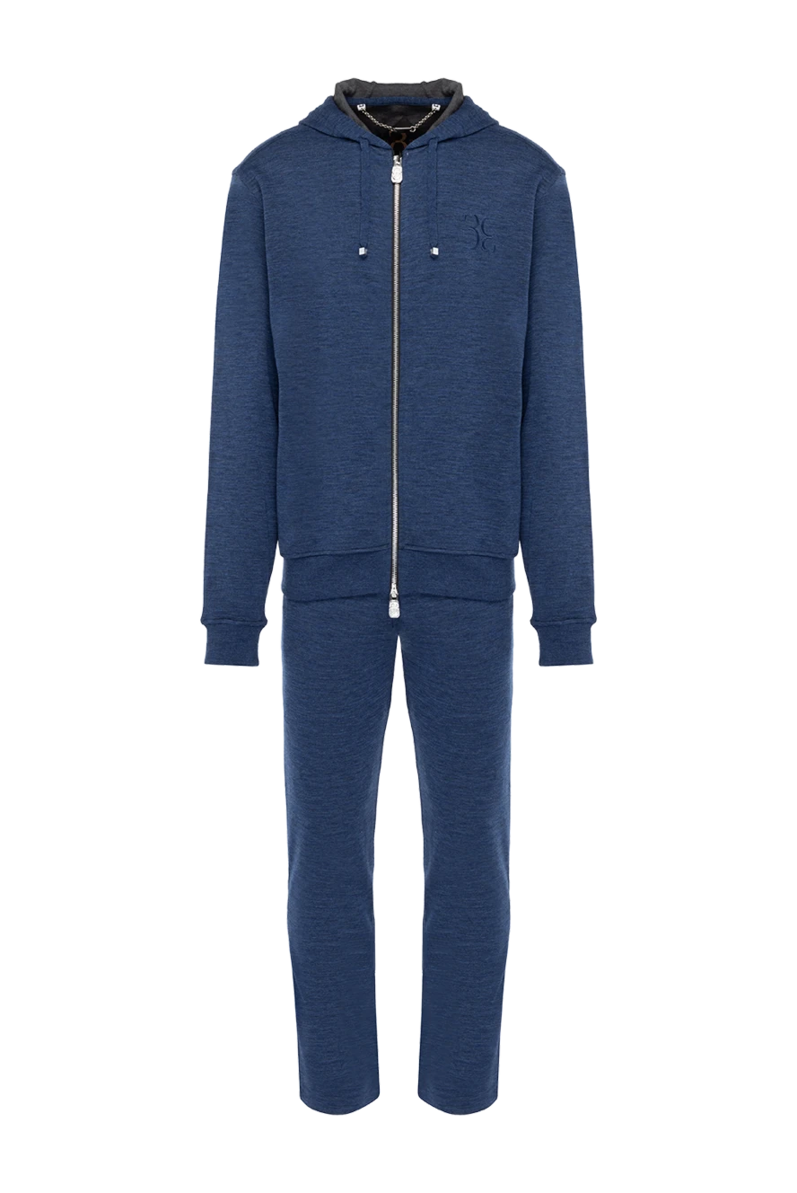 Billionaire man men's blue walking suit made of cashmere and silk купить с ценами и фото 178788 - photo 1