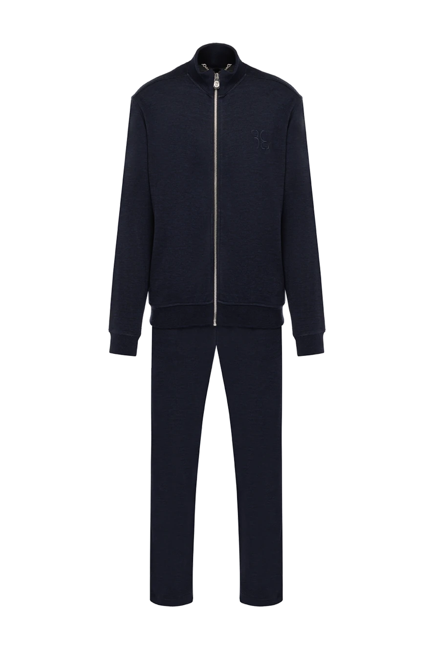 Billionaire man men's blue walking suit made of cashmere and silk купить с ценами и фото 178789 - photo 1