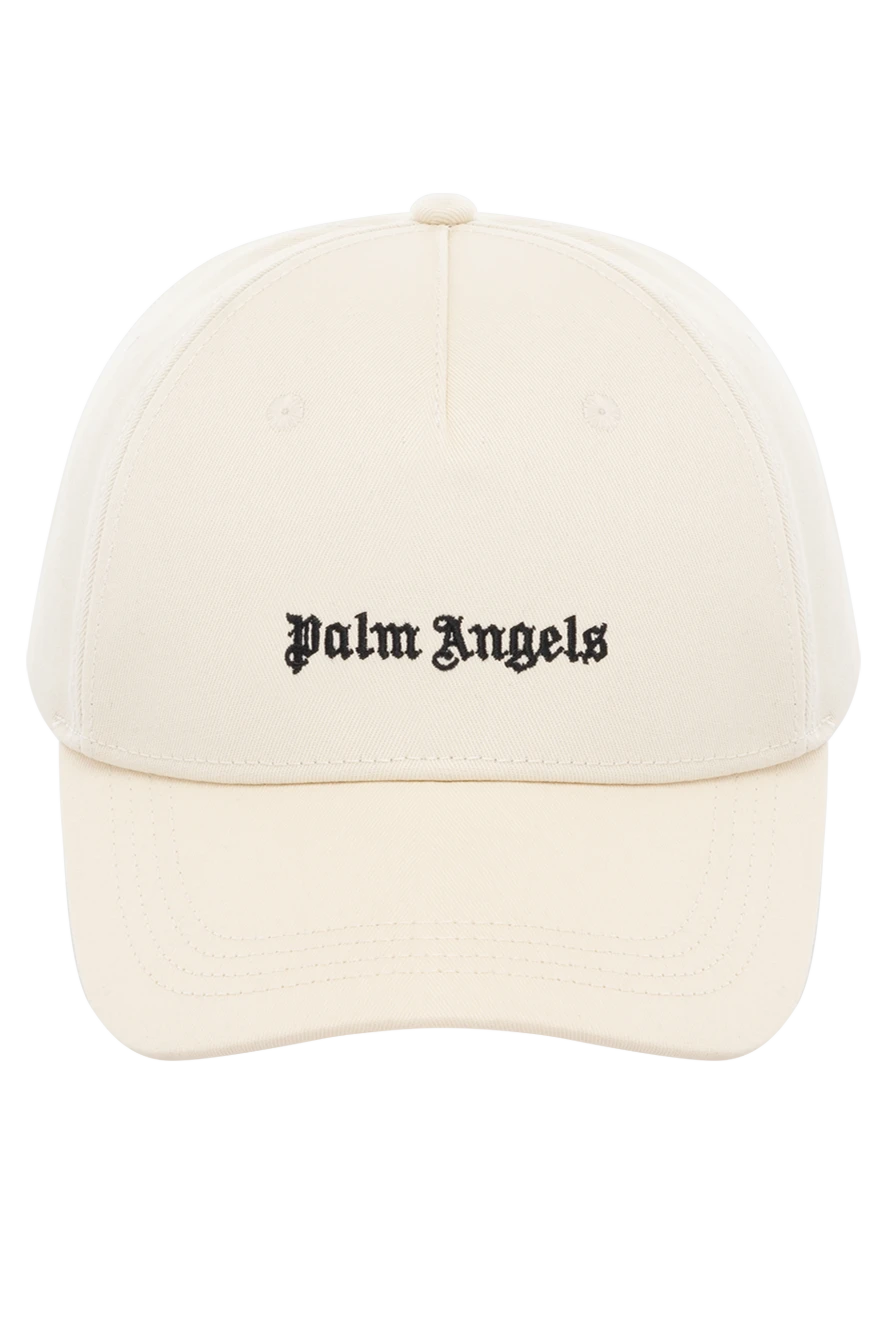 Palm Angels man cotton cap for men, beige купить с ценами и фото 178826 - photo 1