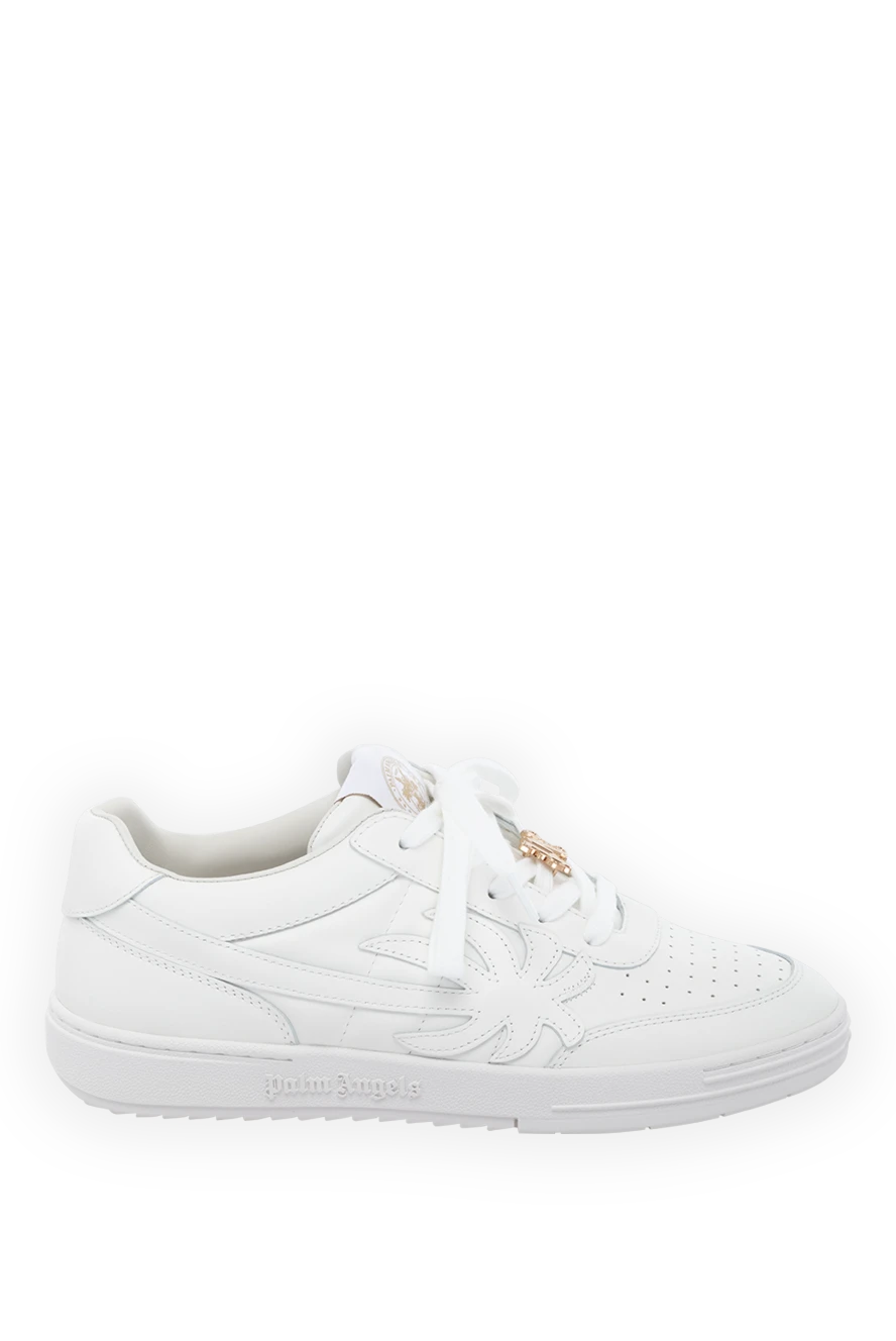 Palm Angels man sneakers made of genuine leather, white for men купить с ценами и фото 178831 - photo 1