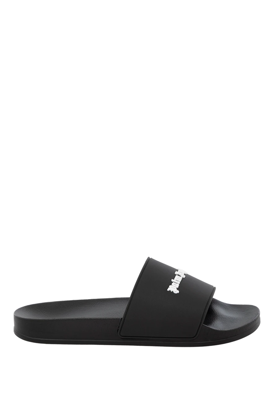 Palm Angels man black rubber slippers for men купить с ценами и фото 178835 - photo 1