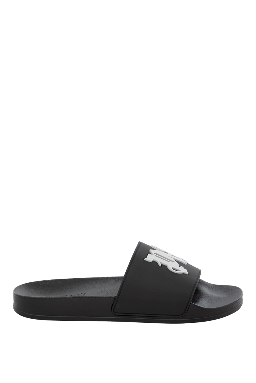 Palm Angels man black rubber slippers for men купить с ценами и фото 178837 - photo 1