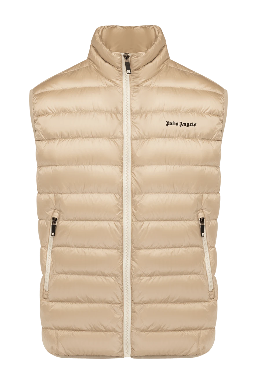 Palm Angels man beige men's vest made of polyamide купить с ценами и фото 178839 - photo 1