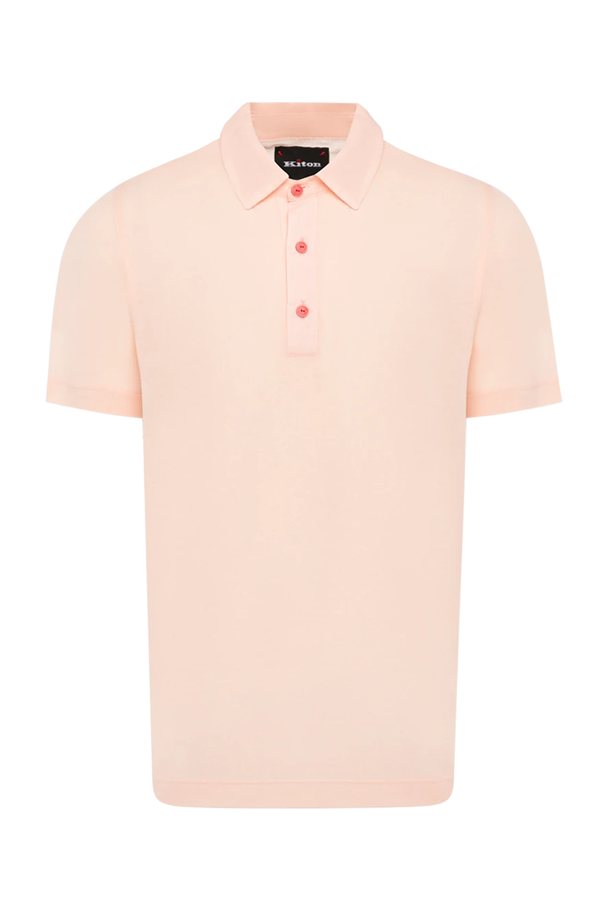 Kiton model made of thin breathable cotton with a classic cut and short sleeves
178912 - photo 1
