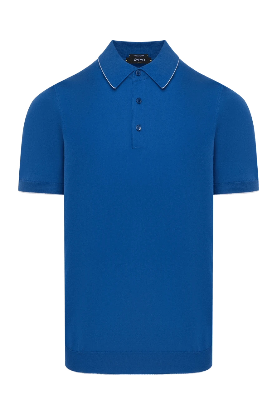Svevo men's blue cotton polo 178957 - photo 1
