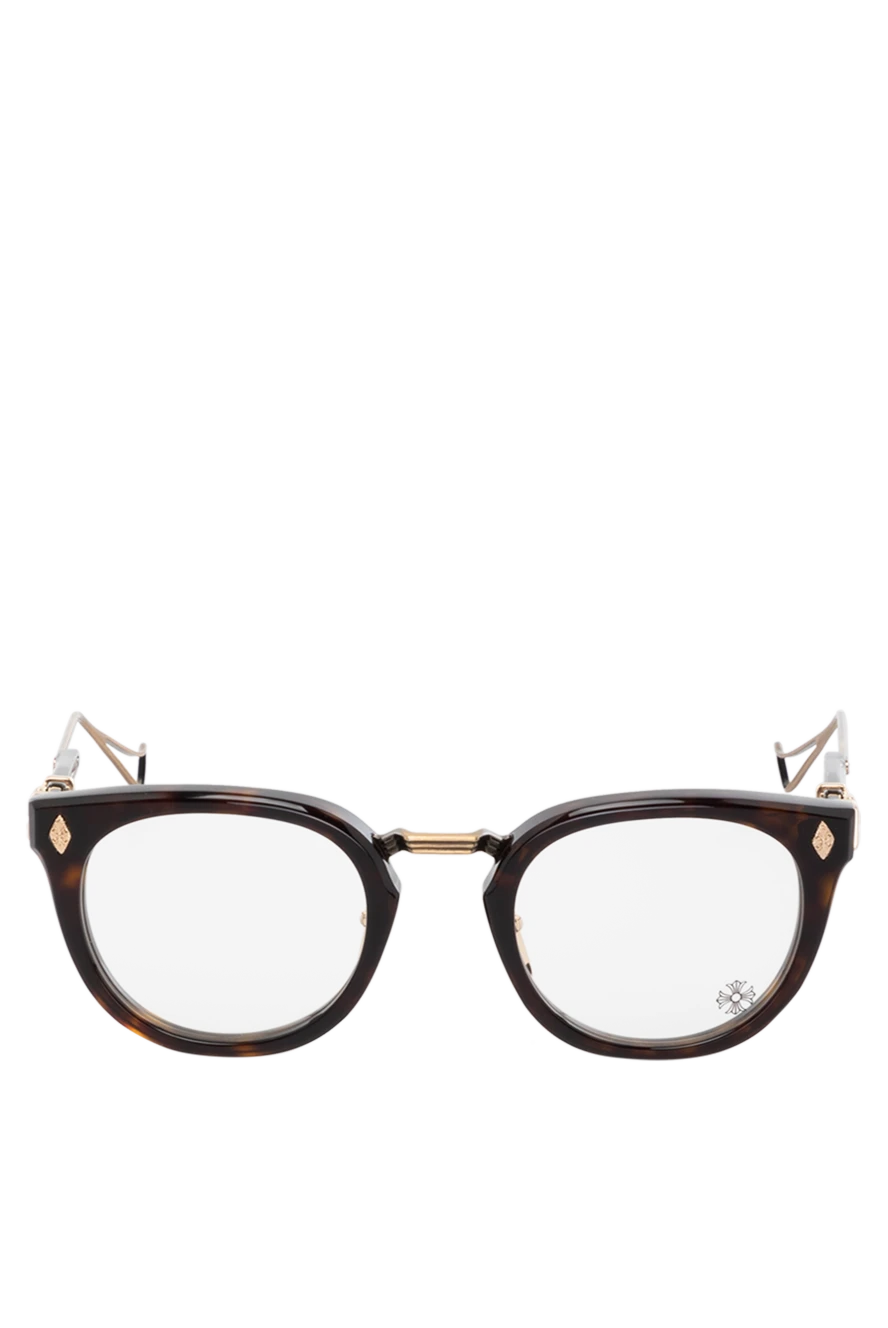 Chrome Hearts man glasses frames made of metal and plastic, black, for men купить с ценами и фото 178993 - photo 1