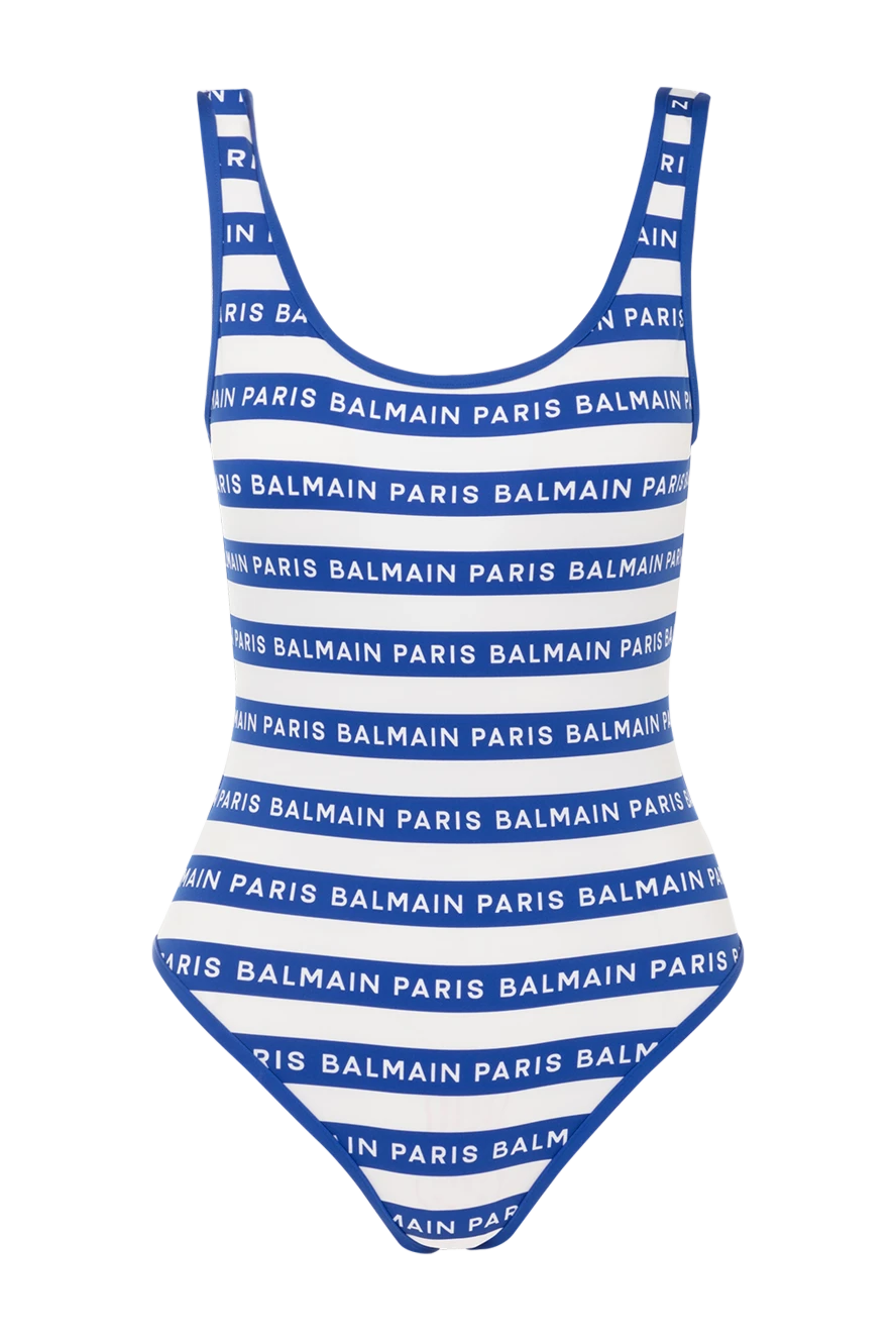 Balmain woman women's blue swimsuit made of polyamide and elastane купить с ценами и фото 179004 - photo 1