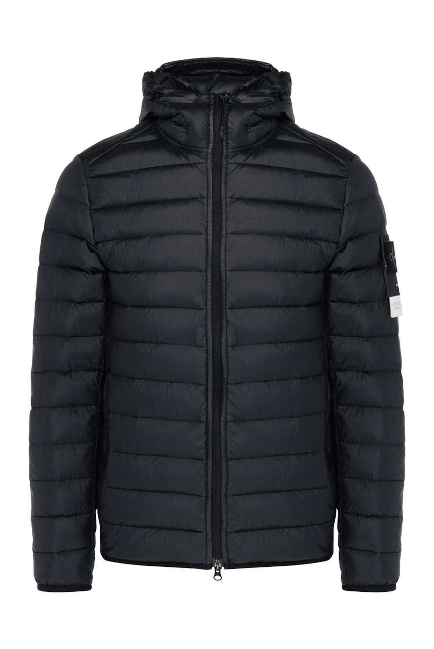 Stone Island man men's blue jacket made of polyamide купить с ценами и фото 179055 - photo 1