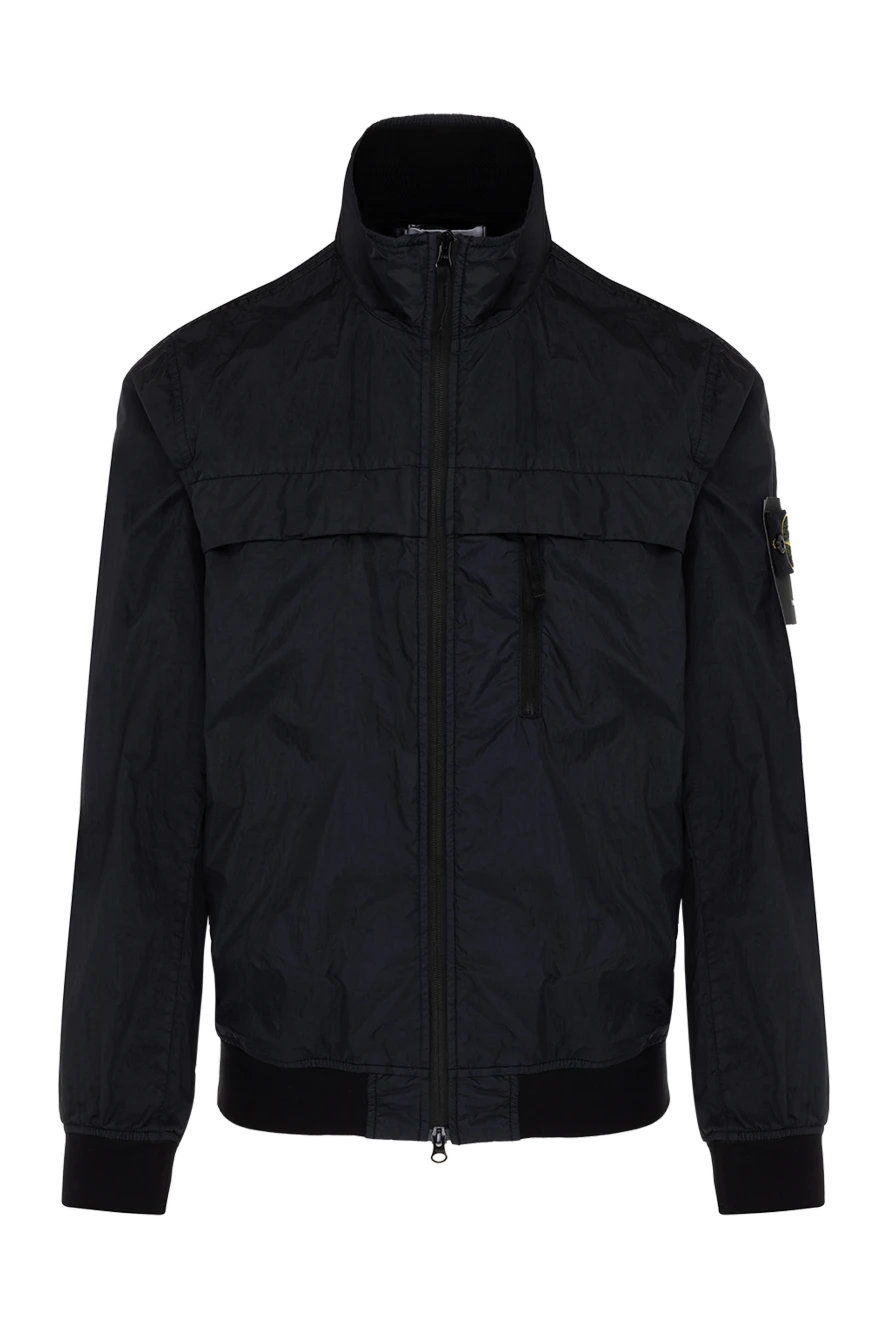 Stone Island man men's blue jacket made of polyamide купить с ценами и фото 179057 - photo 1