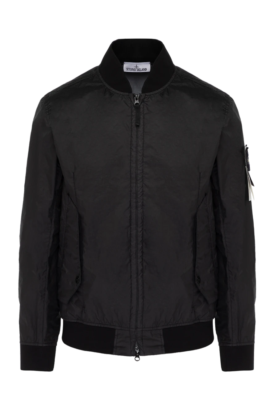 Stone Island man black men's jacket made of polyamide купить с ценами и фото 179059 - photo 1