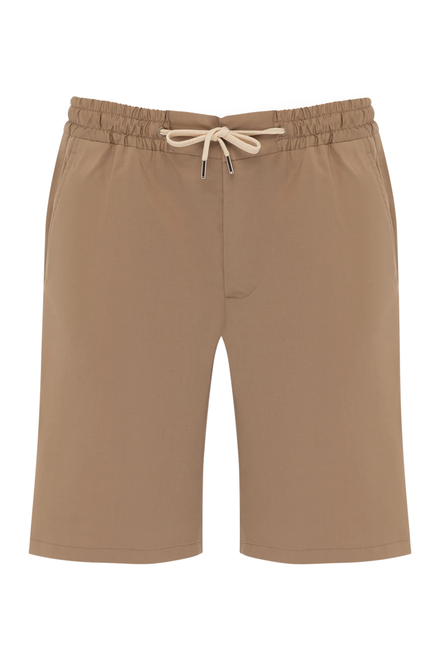 Cesare di Napoli man men's beige shorts купить с ценами и фото 179081 - photo 1