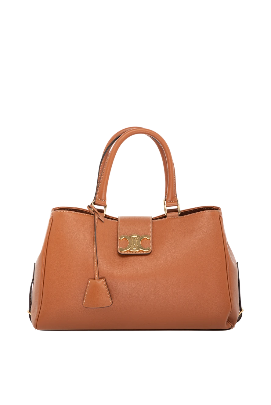 Celine woman women's bag, brown, made of genuine leather купить с ценами и фото 179160 - photo 1