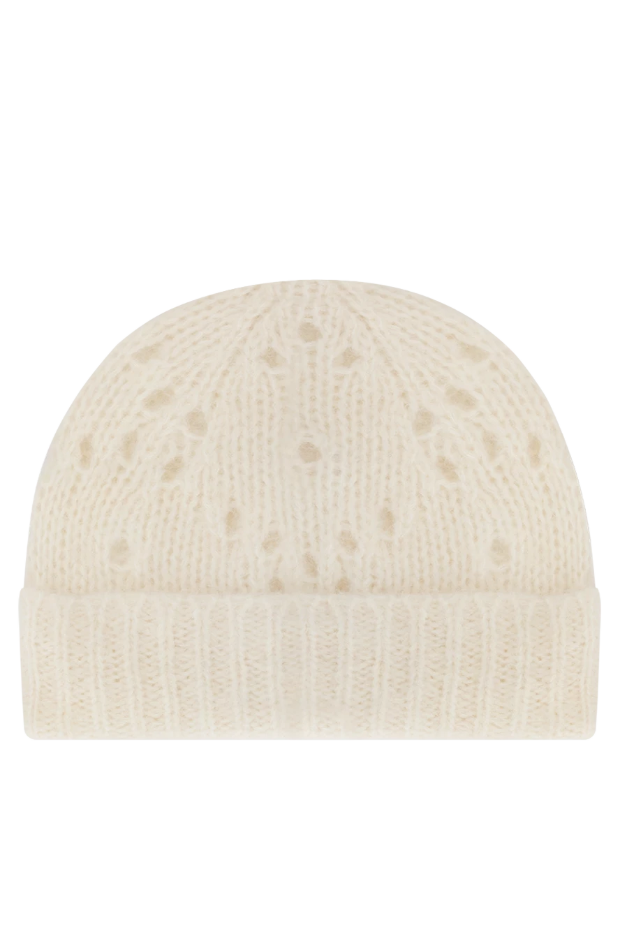 Celine woman women's white hat made of alpaca and polyamide купить с ценами и фото 179180 - photo 1